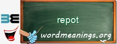 WordMeaning blackboard for repot